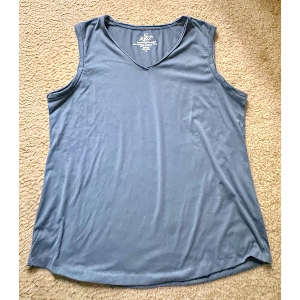 Kuhl Women's Large Teal Athletic Sleeveless Performance Training Tank Athleisure